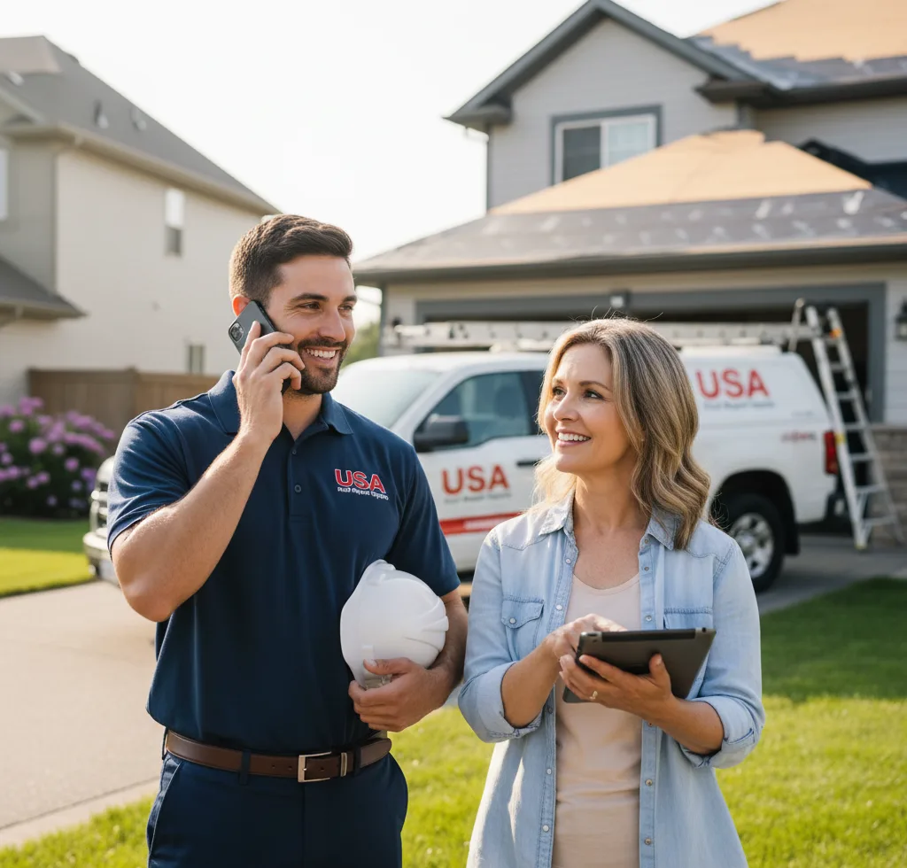 USA Roof Repair Experts customer support in Combes